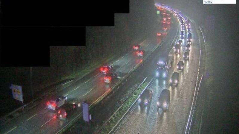 Multi vehicle collision on Cork's N40