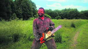 <p class="contextmenu internal_Caption">A scene from Chainsaws Are Singing, playing as part of the Spook Screen Film Festival</p>