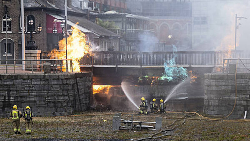 Red Luas line to fully reopen following George's Dock bridge fire