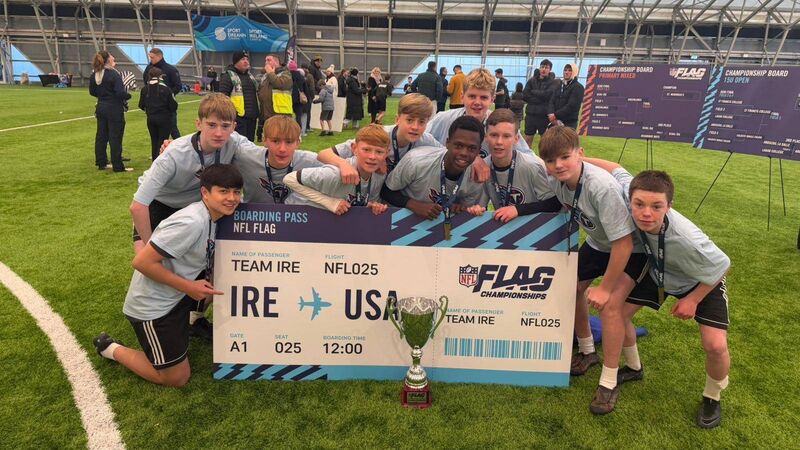 Rochestown are going to the USA after success in the All-Ireland NFL Flag Championship