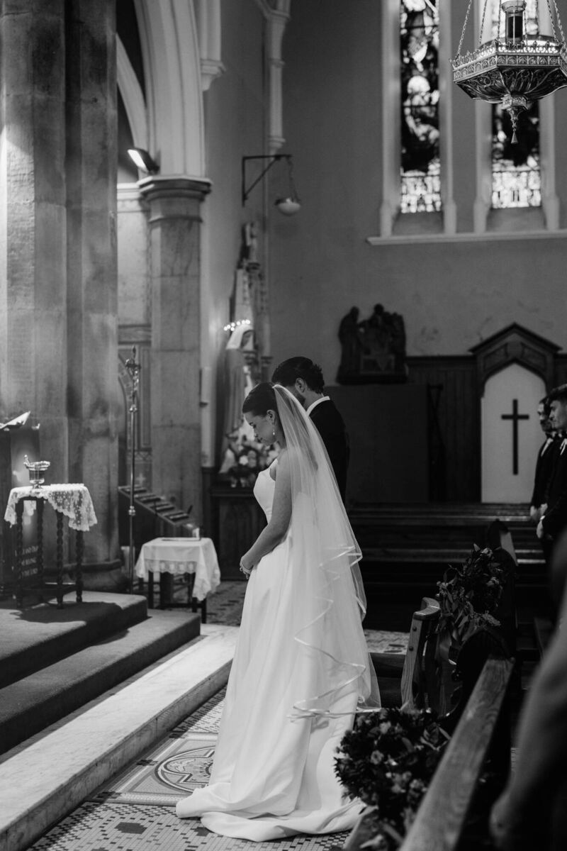 Alan and Carole were married at the Church of the Assumption in Collooney. 
