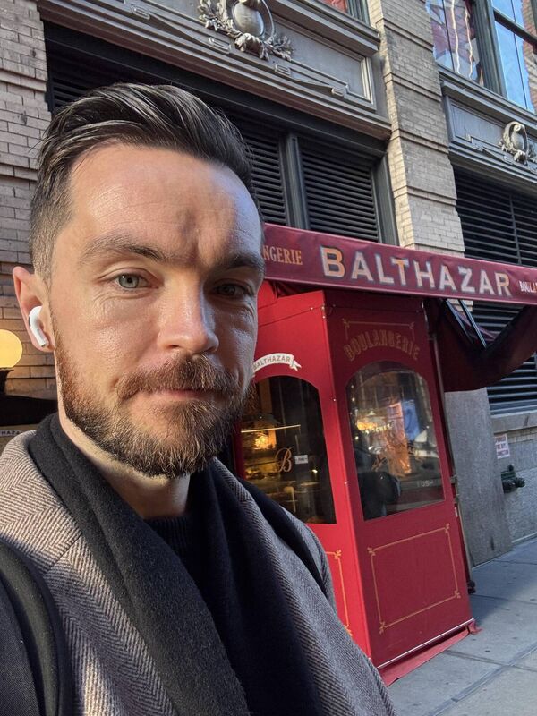 Finian says he loves to entertain at weekends and especially around the holidays. 