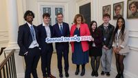 Cork students visit Seanad to represent priorities of young people