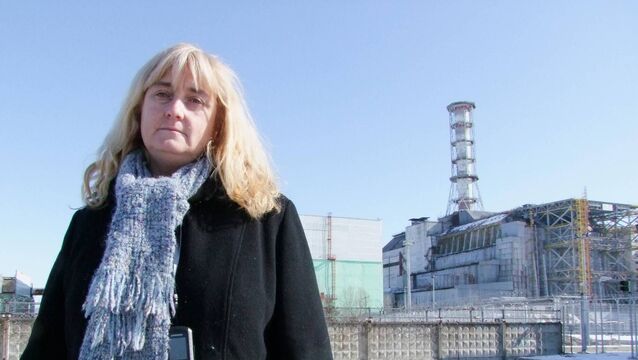 <p>The Greater Chernobyl Cause was founded in 2002 by Cork woman Fiona Corcoran, above, pictured in Chernobyl.</p>