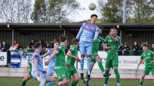 <p>Action from last April's Kerry v Cobh Ramblers clash at Mouthhawk Park. Picture: Domnick Walsh</p>