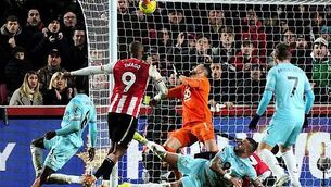 Igor Thiago brace earns Brentford win over Burnley after late drama