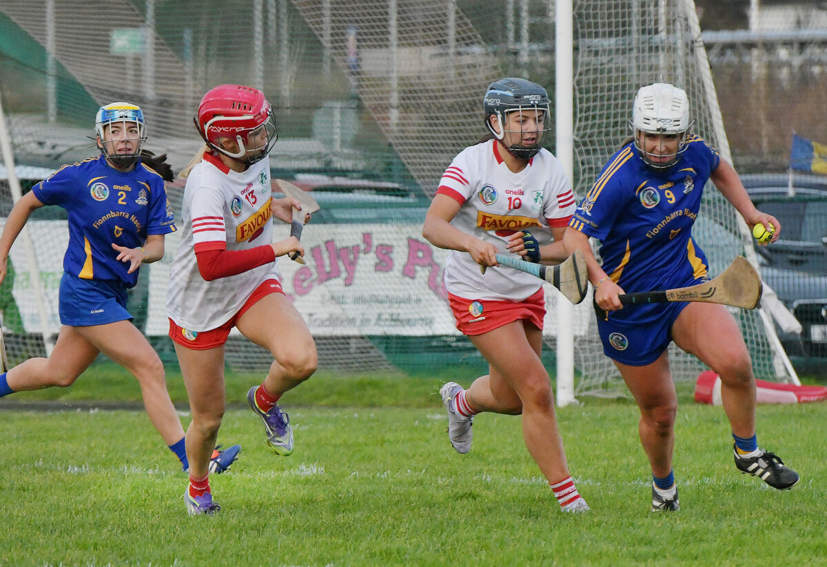 Aisling Shannon, St Finbarr's, on the move against Loughiel Shamrocks. Picture: Moya Nolan