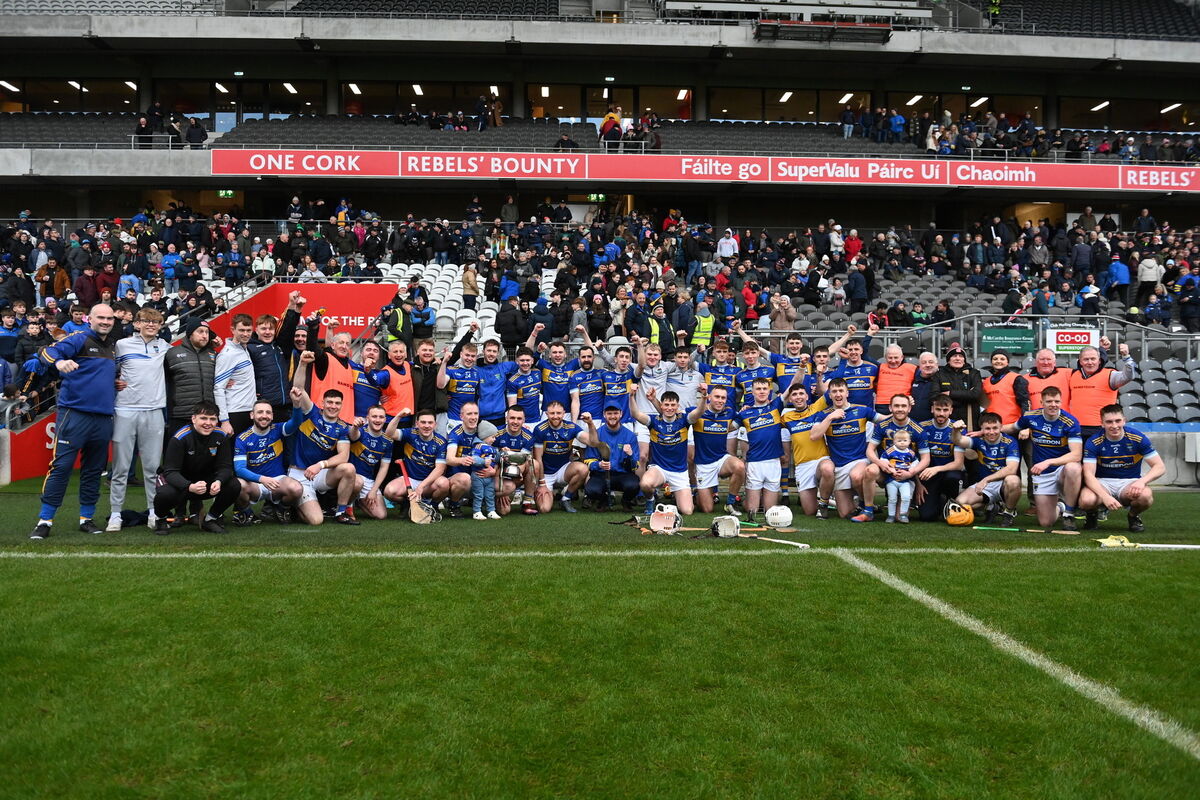  Celebrations for Kilshannig after their win against Ballinora. Picture: Larry Cummins