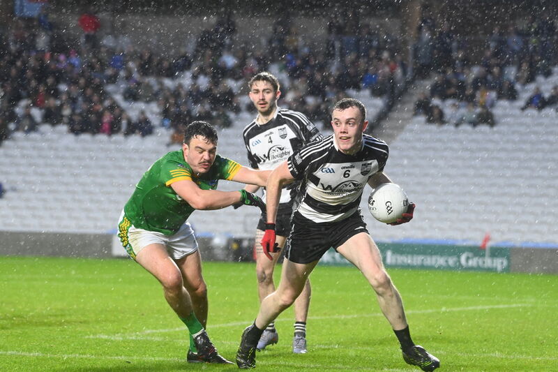  Josh Crowley defends for Donoughmore against Kilmacabea. Picture: Larry Cummins