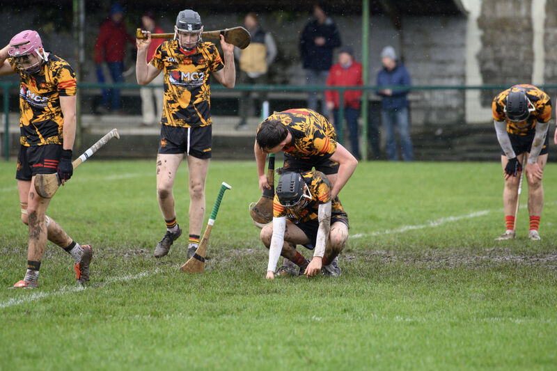Dejected Christian Brothers College, Cork players following their defeat to Árdscoil Rís. Picture: Dan Linehan Dejected Christian Brothers College, Cork players following their defeat to Árdscoil Rís. Picture: Dan Linehan