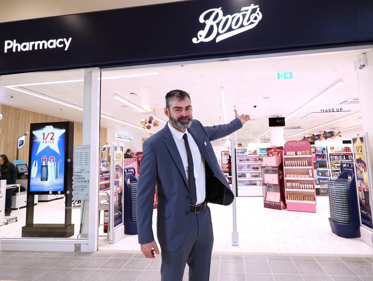 Patrick Henry, Store Manager pictured here at the official opening of the relocated and expanded Boots store in Wilton Shopping Centre, Cork. Pic. Robbie Reynolds Patrick Henry, Store Manager pictured here at the official opening of the relocated and expanded Boots store in Wilton Shopping Centre, Cork. Pic. Robbie Reynolds