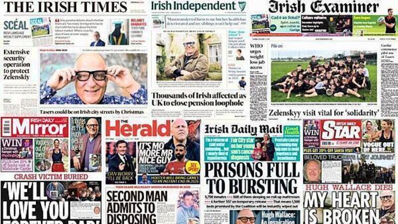 What the papers say: Tuesday's front pages