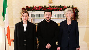Ukrainian President Volodymyr Zelensky visit to Ireland