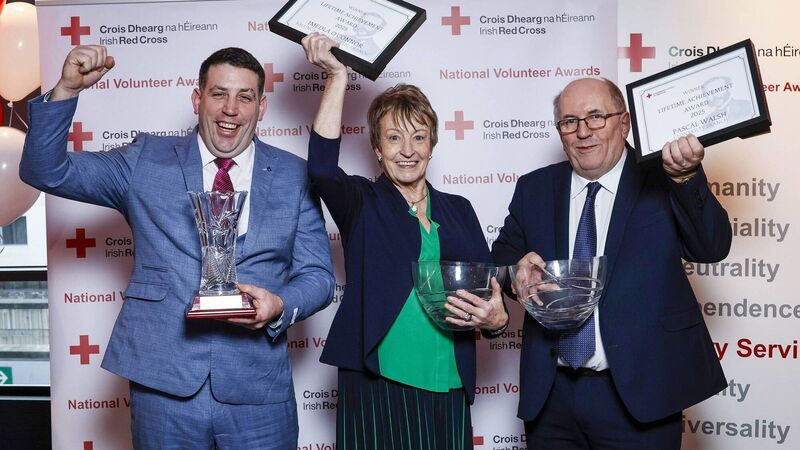 Three Cork volunteers win Red Cross honours
