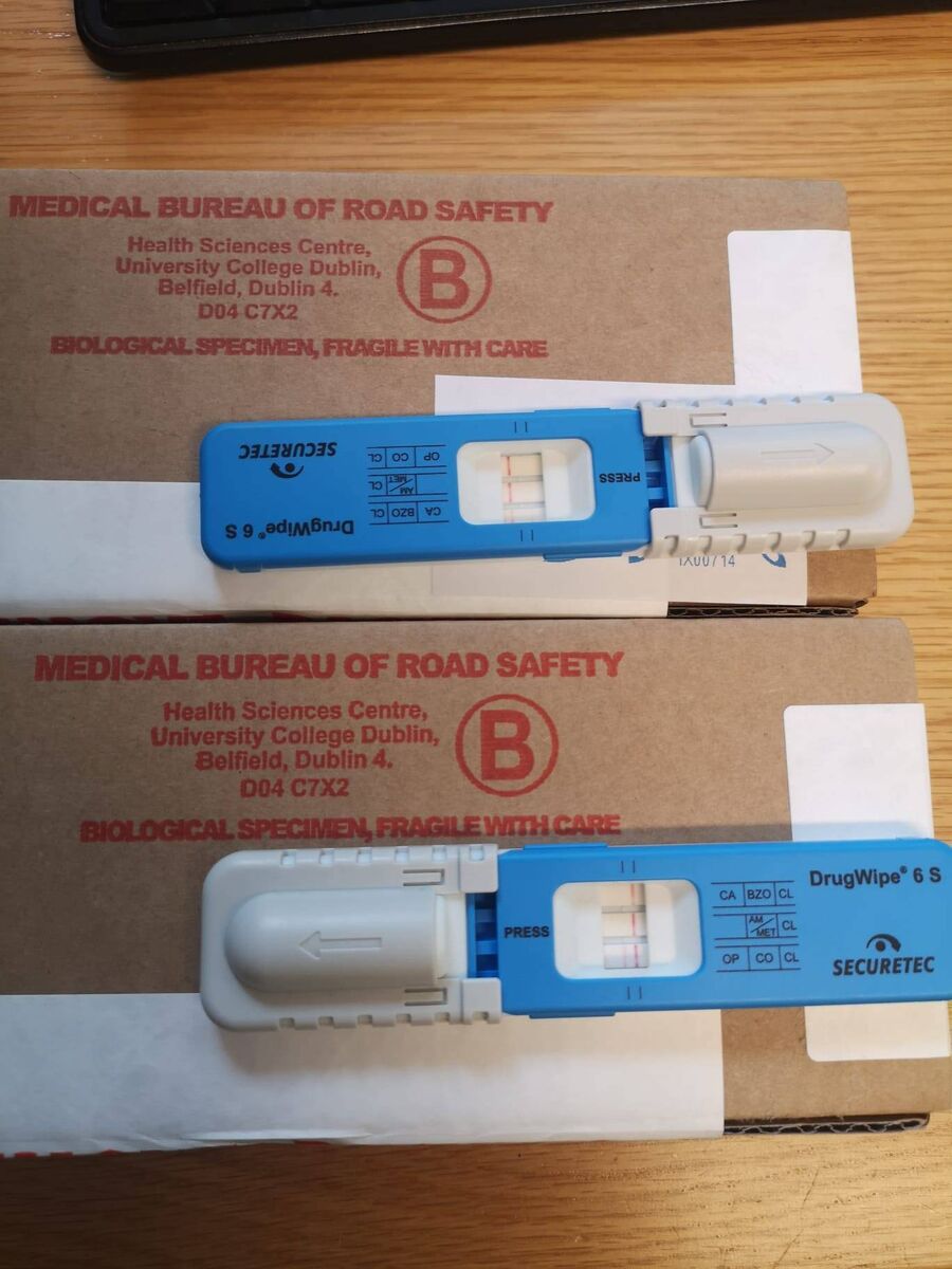 The Cork County Roads Policing Unit arrest drug-driver and a second driver who tested positive after coming to assist friend. Photo Cork Garda Facebook