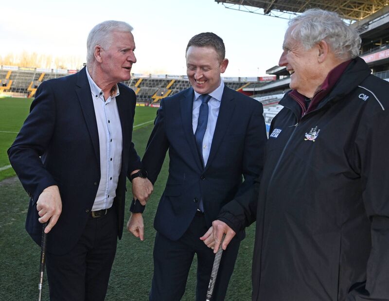 Colman Corrigan, Colm Cooper and Dr Con Murphy. Picture: Eddie O'Hare