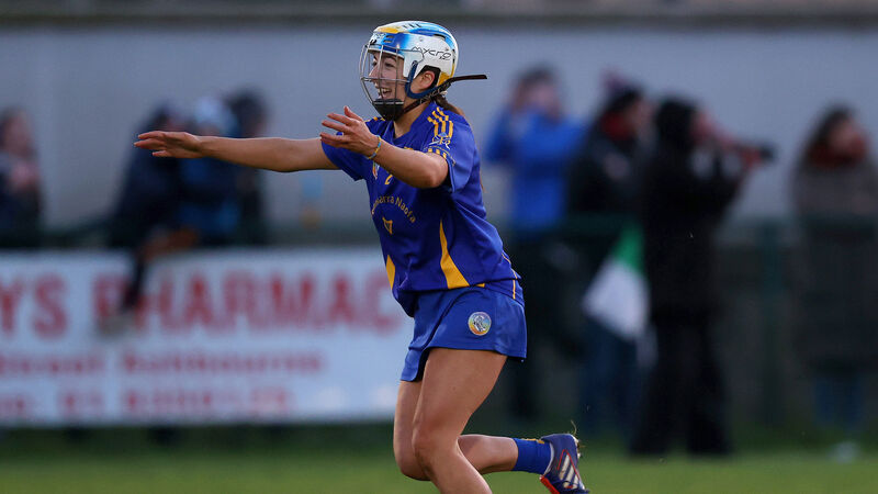 Stephanie Punch enjoying creating history with St Finbarr's camogie side