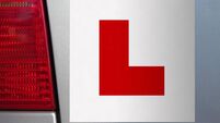 L Plate on car for learner driver
