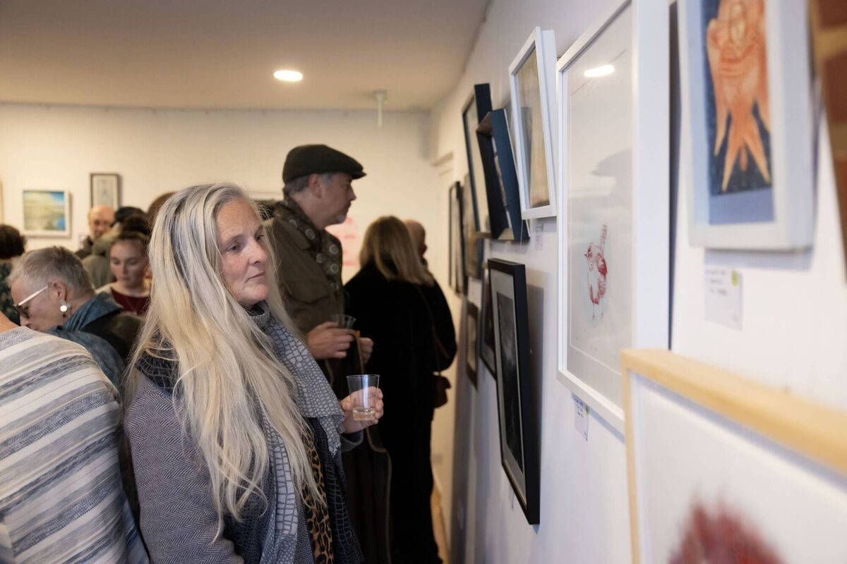 Mór Artist Collective member and shop contributor Sharon Fidgeon at the launch of Gallery Mór, 74 North Main Street, Youghal. Mór Artist Collective member and shop contributor Sharon Fidgeon at the launch of Gallery Mór, 74 North Main Street, Youghal.