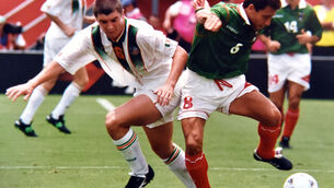 <p> Leeside legend Roy Keane in action for Republic of Ireland against Mexico in the World Cup of 1994. Picture: Eddie O'Hare</p> <p> Leeside legend Roy Keane in action for Republic of Ireland against Mexico in the World Cup of 1994. Picture: Eddie O'Hare</p>
