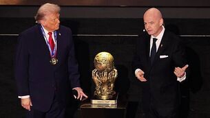 Donald Trump awarded inaugural FIFA peace prize at World Cup draw Donald Trump awarded inaugural FIFA peace prize at World Cup draw