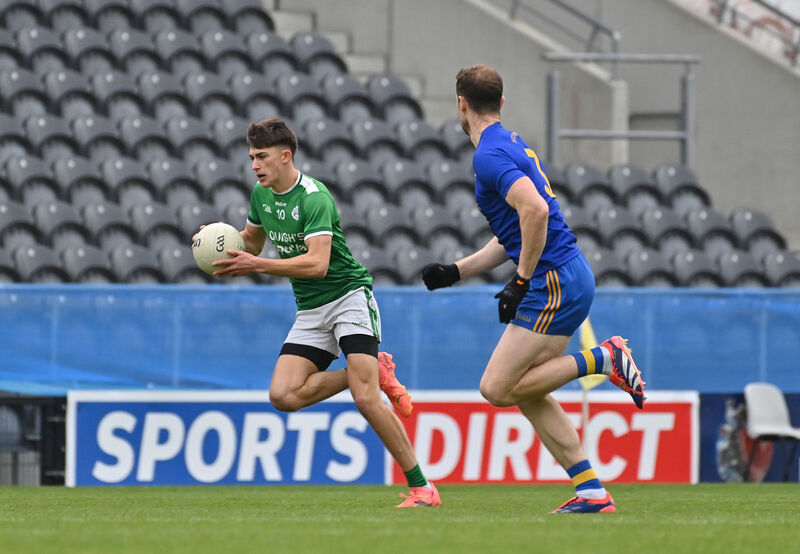 Ben O'Connell on the move for Ballincollig against St Finbarr's this year. Picture: Dan Linehan
