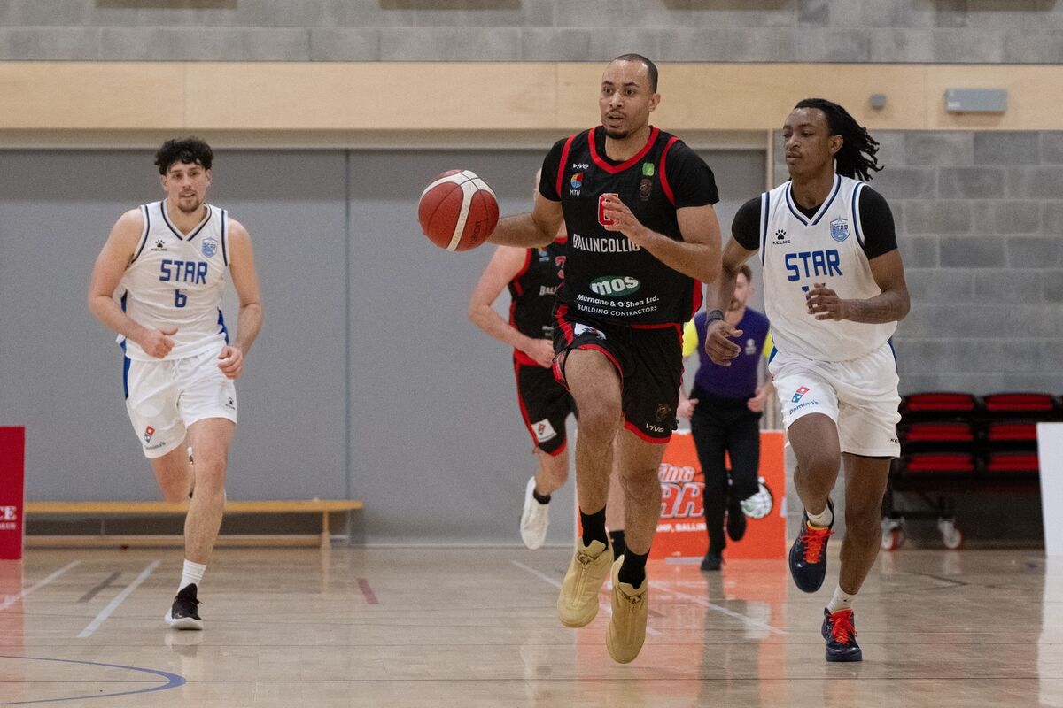 Ballincollig’s Josh Steel looks for an opportunity against Belfast Star in MTU. Picture: Chani Anderson.