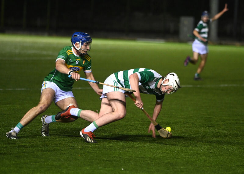 Evan O'Shea, Valley Rovers is chased by Bobby Carroll, Shandrum. Picture: Larry Cummins Evan O'Shea, Valley Rovers is chased by Bobby Carroll, Shandrum. Picture: Larry Cummins