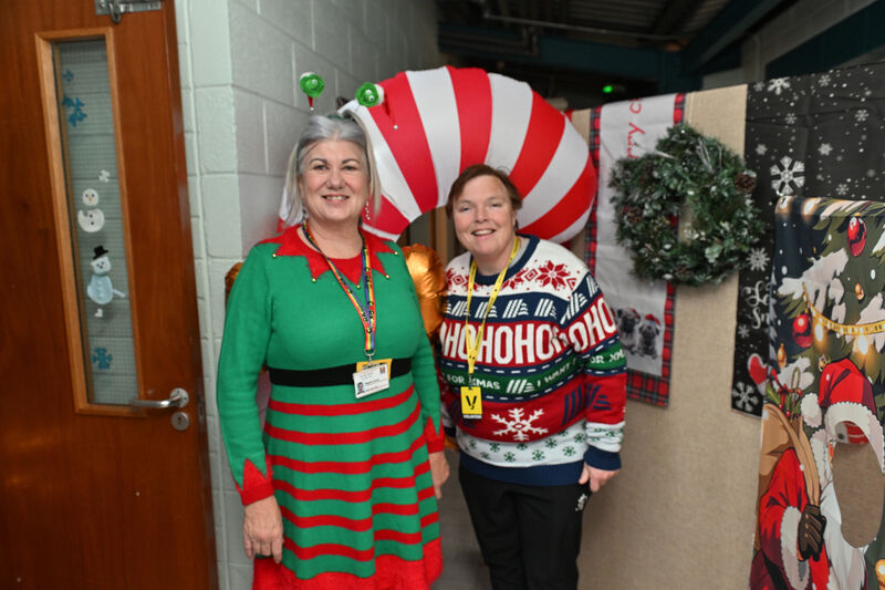 Majella Gould and Lisa Murphy at the Santa Claus visit to at Ard Bhaile, Mayfield, Cork. Picture Dan Linehan Majella Gould and Lisa Murphy at the Santa Claus visit to at Ard Bhaile, Mayfield, Cork. Picture Dan Linehan