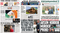 What the papers say: Monday's front pages What the papers say: Monday's front pages