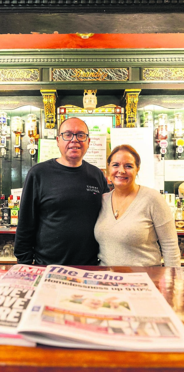 Brian and Louise Kenny inside The BootHouse Bar in Upper Glanmire. 	Picture: Noel Sweeney
                    