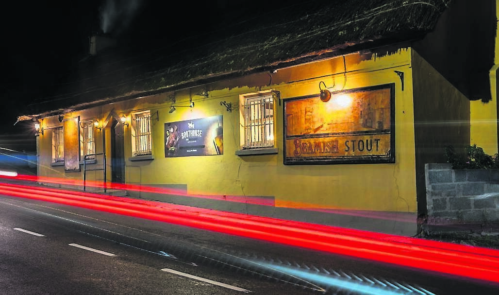 The exterior of the pub. 