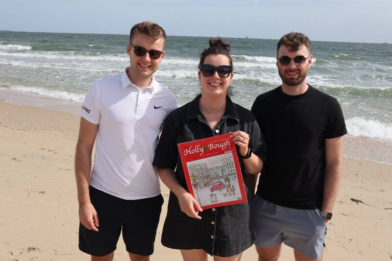 Donal, Deirdre &amp; Brendan O’Mahony in Port Melbourne last Christmas Day. Deirdre has been living in Melbourne since 2016 and her two brothers decided to spend Christmas with her in Australia. 