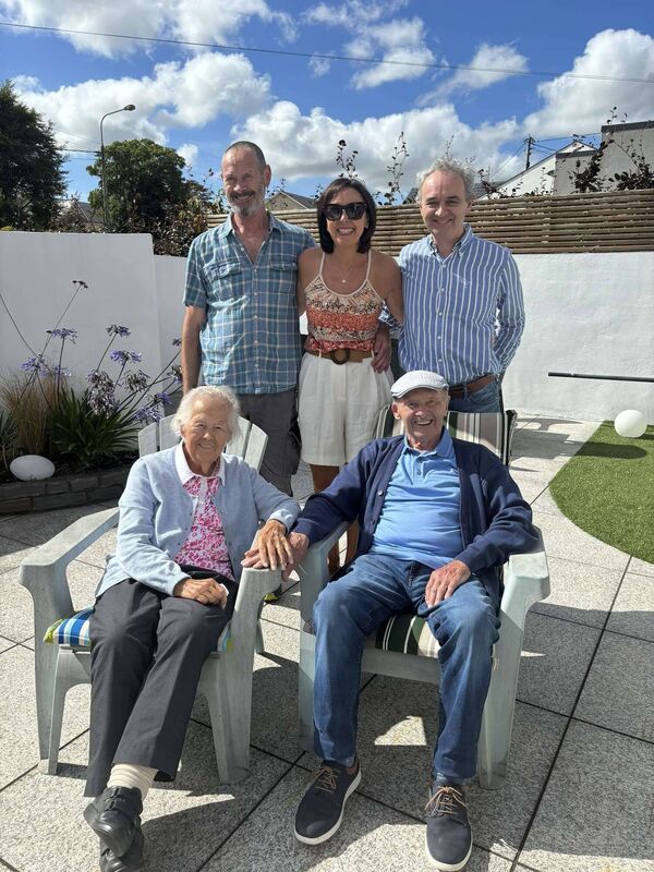 Ollie passed away in May. He was pictured here with his wife Sylvia, sons Fergus and Victor, and his daughter, Olivia. Ollie passed away in May. He was pictured here with his wife Sylvia, sons Fergus and Victor, and his daughter, Olivia.