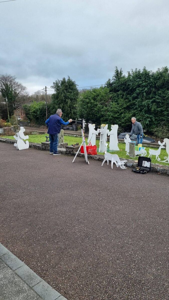 “When dad got older and had to use a walking stick, he issued instructions to us out in the front garden,” says Olivia. “He was very particular where the lights went for the best display and where Santa and his reindeer could best be seen especially for the children going and coming from school every day.”