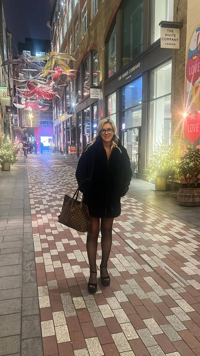 Brenda Dennehy celebrating Christmas in London. Brenda has spent Christmas in the UK for the past three years.