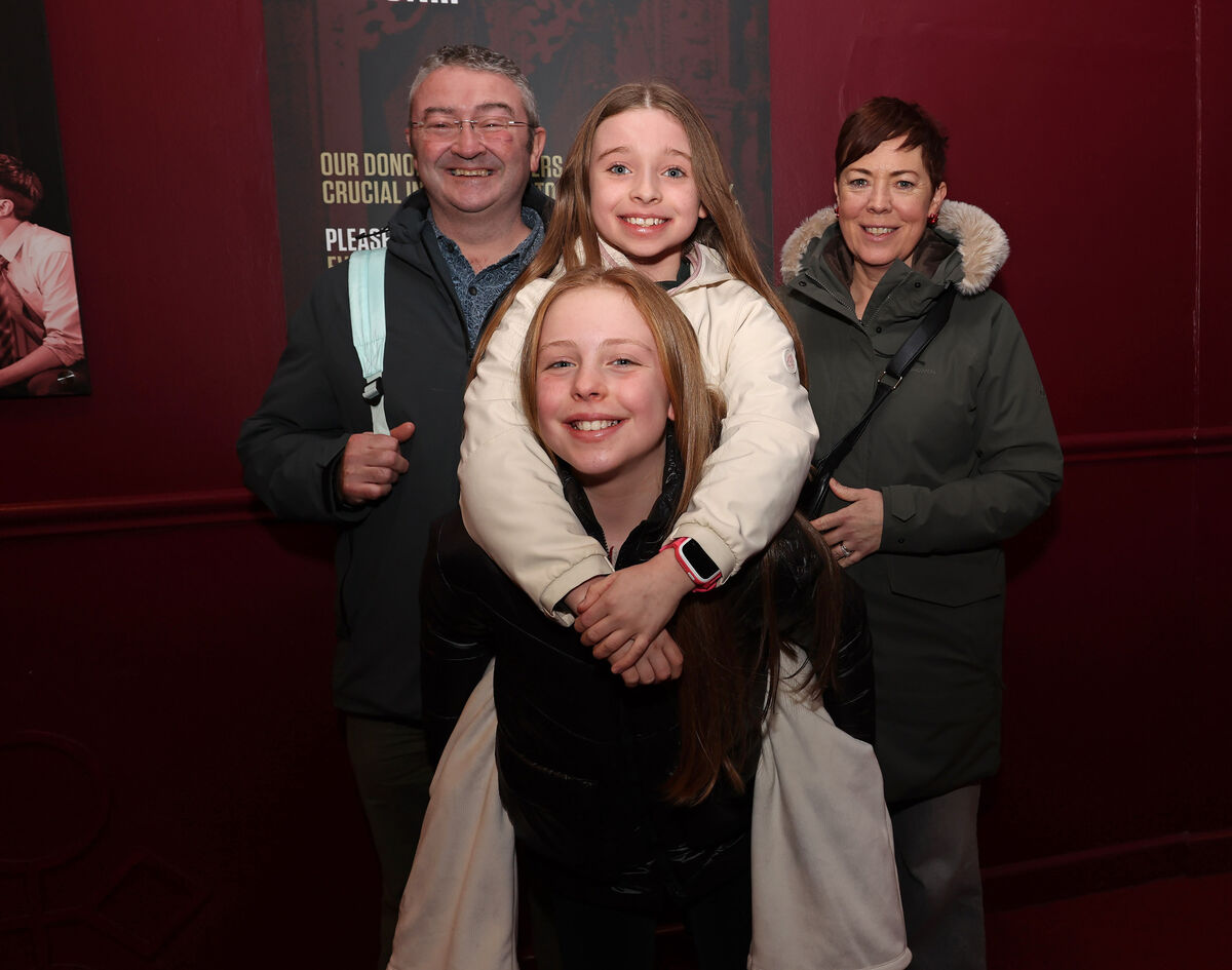  Ronan O'Reilly, Freya Sheridan, Bree O'Reilly and Sandra Mullane, from Carrigaline. Picture: Jim Coughlan.