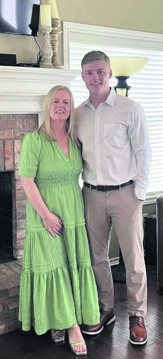 Shane O’Riordan with his mother Imelda. He says: “My family has deep roots in East Cork, and I’m really the only one who left the area to go abroad, so Cork will always feel like home”