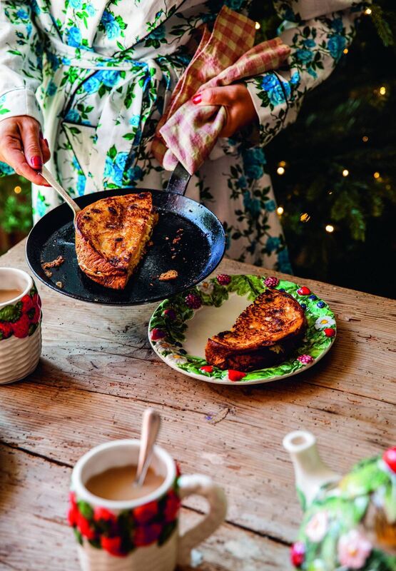 Skye McAlpine's panettone grilled cheese sandwich recipe. Picture: Skye McAlpine/PA