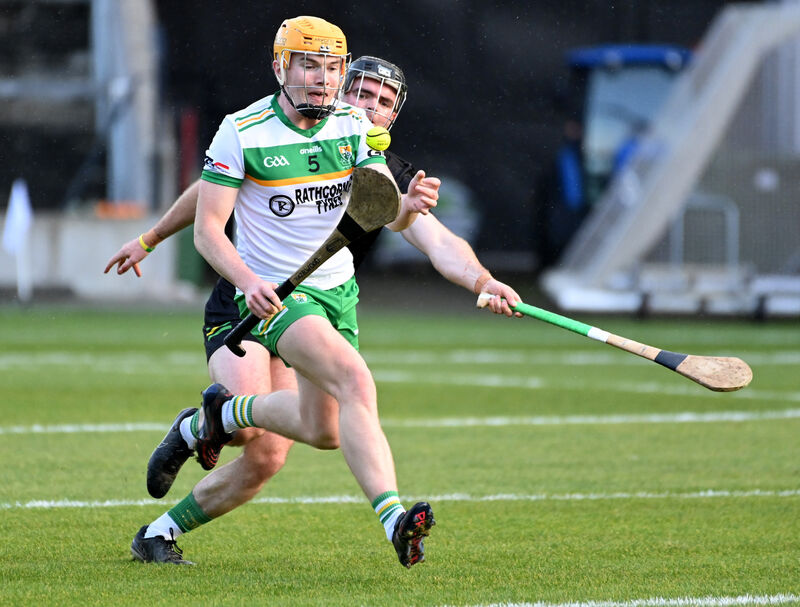 Bride Rovers' Conor Hazelwood breaks from Castlelyon's David Morrison during the Co-Op Superstores S'A'HC final replay at SuperValu Páirc Uí Chaoimh. Picture: Eddie O'Hare Bride Rovers' Conor Hazelwood breaks from Castlelyon's David Morrison during the Co-Op Superstores S'A'HC final replay at SuperValu Páirc Uí Chaoimh. Picture: Eddie O'Hare