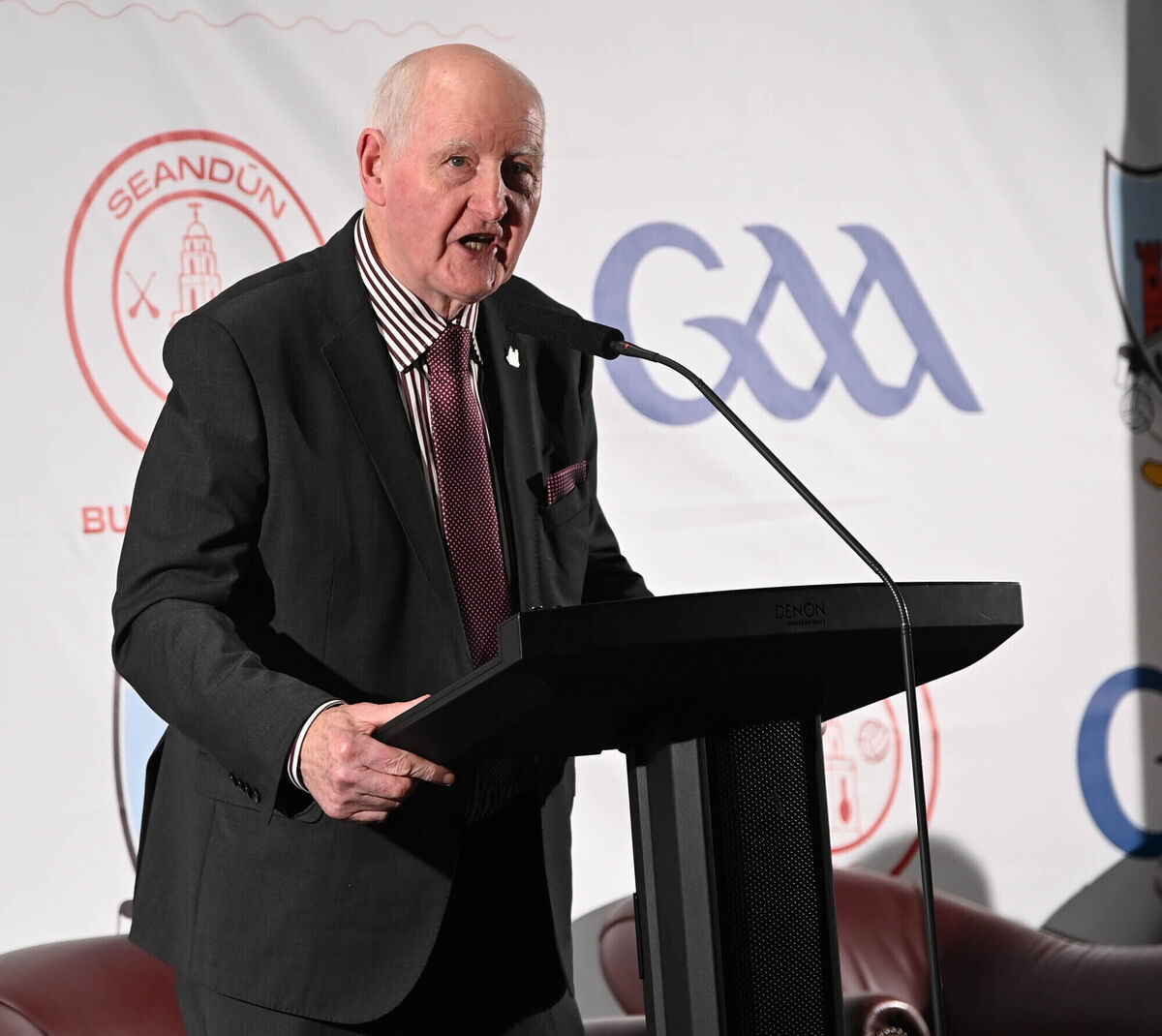 Pat Horgan, chairman Cork county board speaking at the Seandún centenary dinner at SuperValu Páirc Uí Chaoimh. Picture: Eddie O'Hare Pat Horgan, chairman Cork county board speaking at the Seandún centenary dinner at SuperValu Páirc Uí Chaoimh. Picture: Eddie O'Hare
