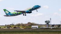 FREE REPO FOR PRESS: Inaugural flight to Bilboa from Cork Airpor Cork Airport flights back to normal after Storm Bram