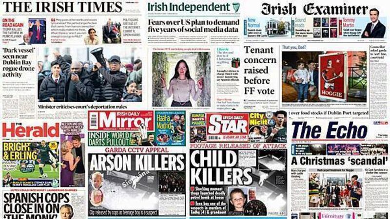 What the papers say: Thursday's front pages