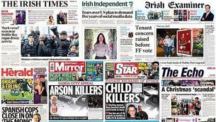 What the papers say: Thursday's front pages What the papers say: Thursday's front pages