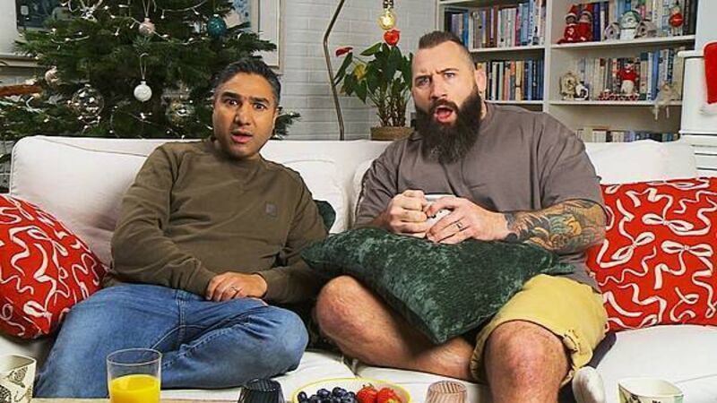 Celebrity Traitors stars Joe Marler and Nick Mohammed join Celebrity Gogglebox
