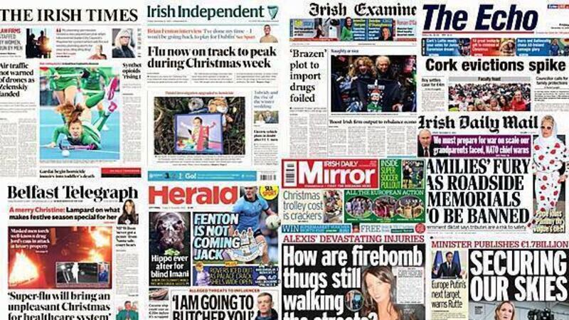 What the papers say: Friday's front pages