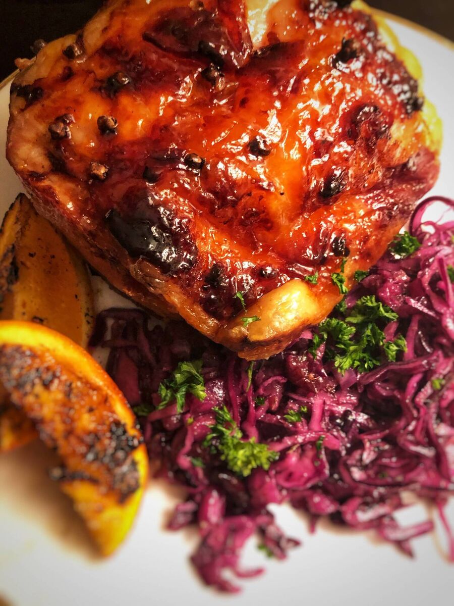 The marmalade gives this dish a tangy taste. The marmalade gives this dish a tangy taste.