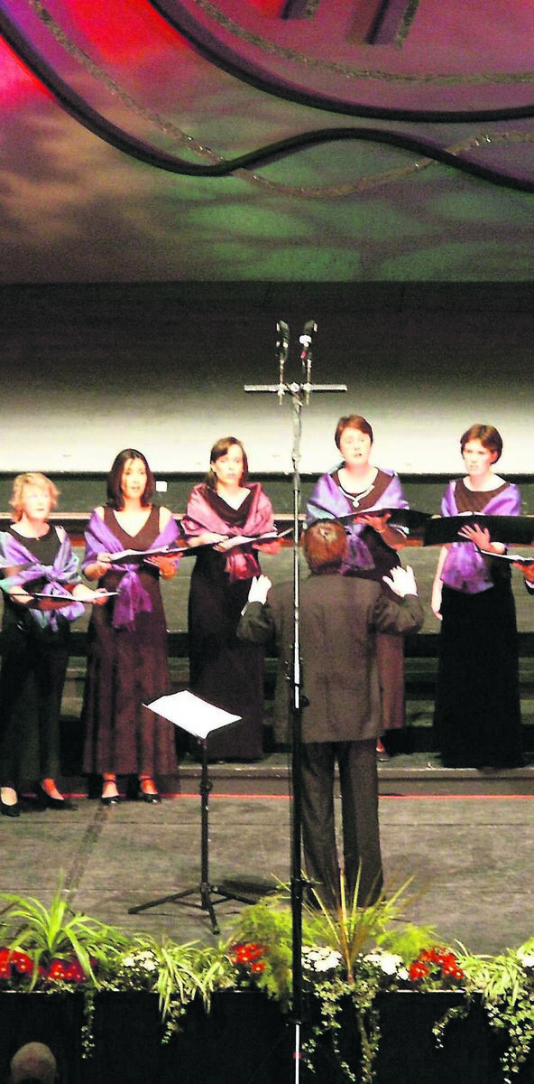Madrigal ‘75 from Cork performing in 2003. The choir’s success over the last half century is driven by its members