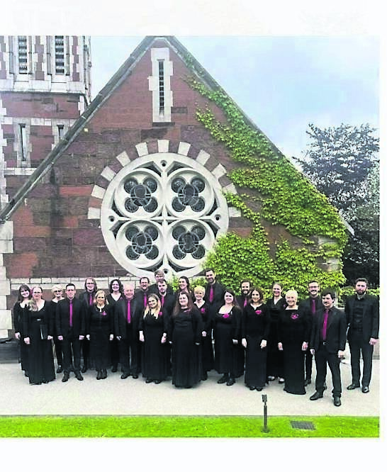 A recent photo of the Madrigal ‘75 choir, founded 50 years ago in Cork