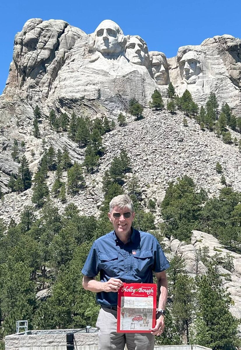 Neil Buckley at Mount Rushmore, South Dakota 